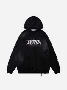 ◆Aelfric Eden◆Print Distressed Washed パーカー 長袖 送料込 Aelfric Eden Embroidery Distressed Washed Hoodie | Parallel