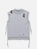 Aelfric Eden Ripped Edge Sweater Vest sold by Aelfric Eden