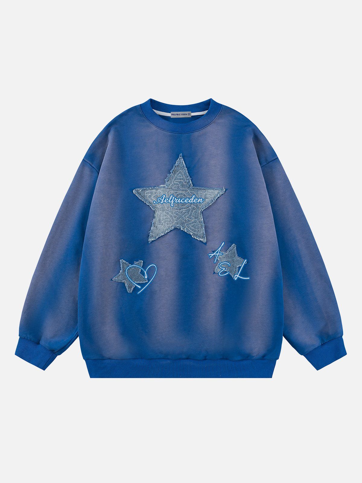 Aelfric Eden Applique Embroidery Star Sweatshirt sold by Aelfric Eden