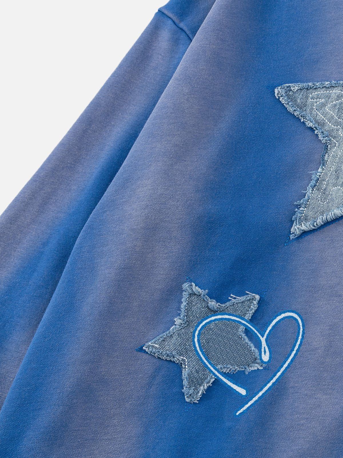 Aelfric Eden Applique Embroidery Star Sweatshirt sold by Aelfric Eden product image thumbnail 3