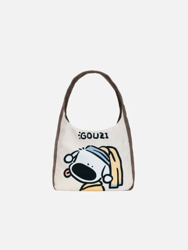 Creative Puppy Pattern Canvas Bag sold by Aelfric Eden