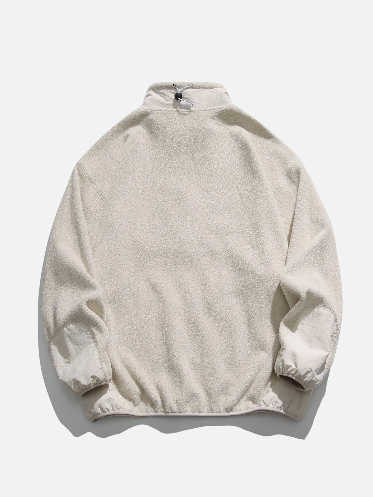 Aelfric Eden Solid Patchwork Fleece Jacket sold by Aelfric Eden product image thumbnail 2