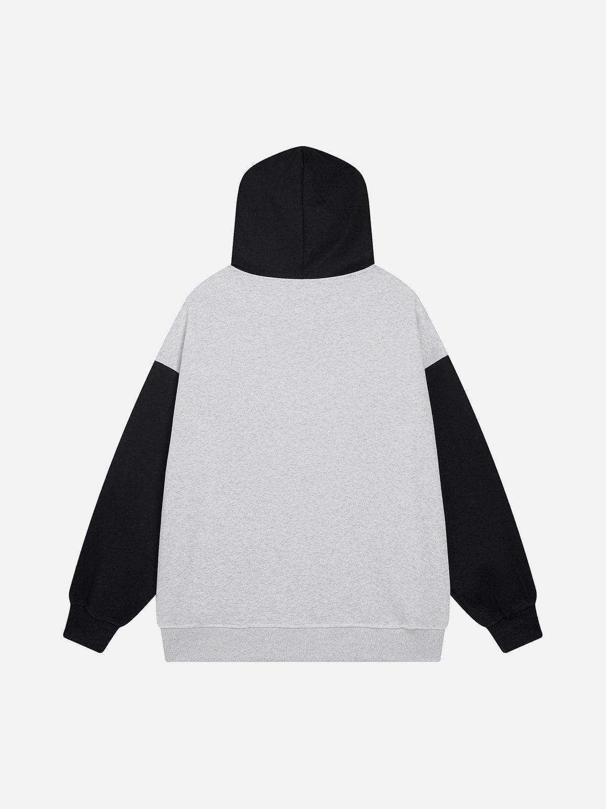 Aelfric Eden Color Blocking Star Applique Hoodie sold by Aelfric Eden product image thumbnail 3