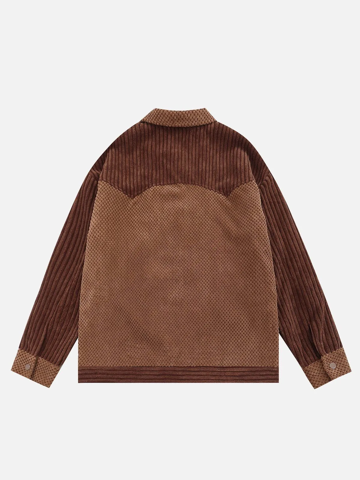 Aelfric Eden Color Blocking Star Pocket Corduroy Jacket sold by Aelfric Eden product image thumbnail 3