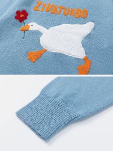 Aelfric Eden "Flower & Goose Thief" Jacquard Sweater sold by Aelfric Eden