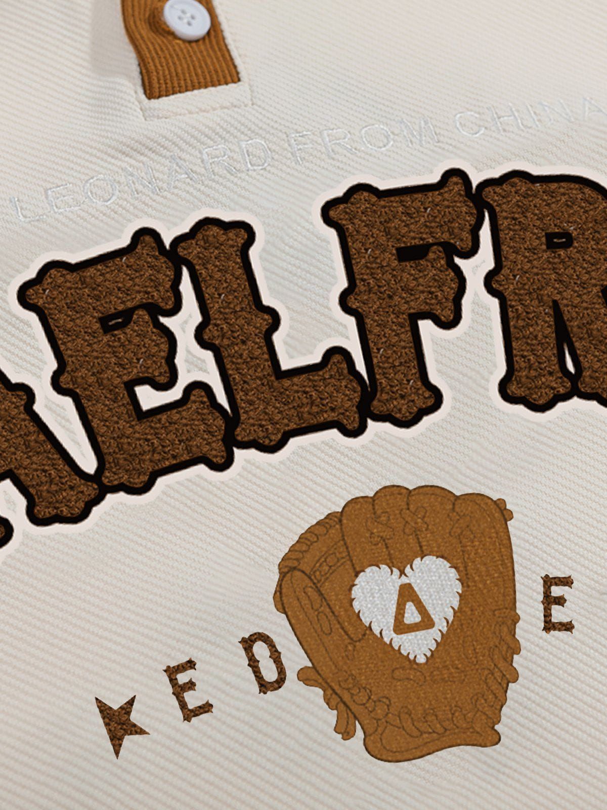 Aelfric Eden Baseball Embroidery Polo Tee sold by Aelfric Eden product image thumbnail 4