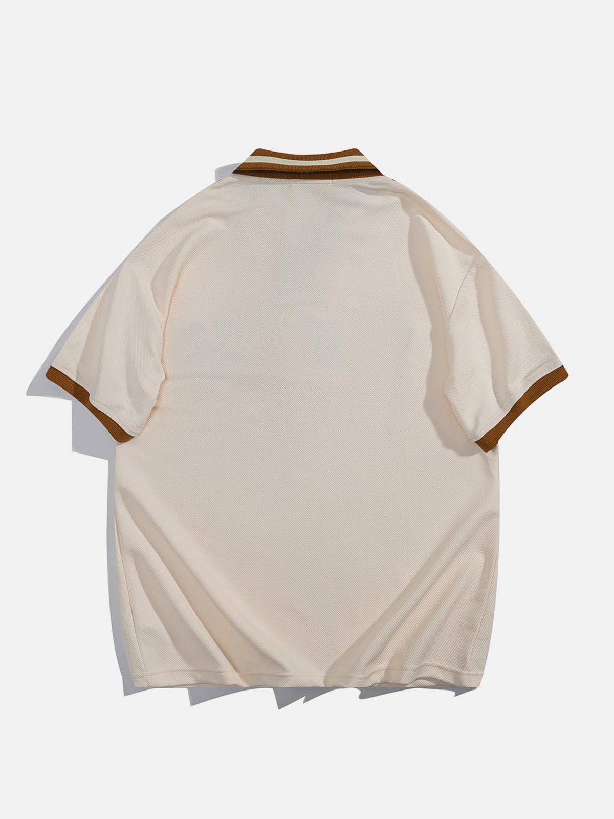 Aelfric Eden Baseball Embroidery Polo Tee sold by Aelfric Eden product image thumbnail 2