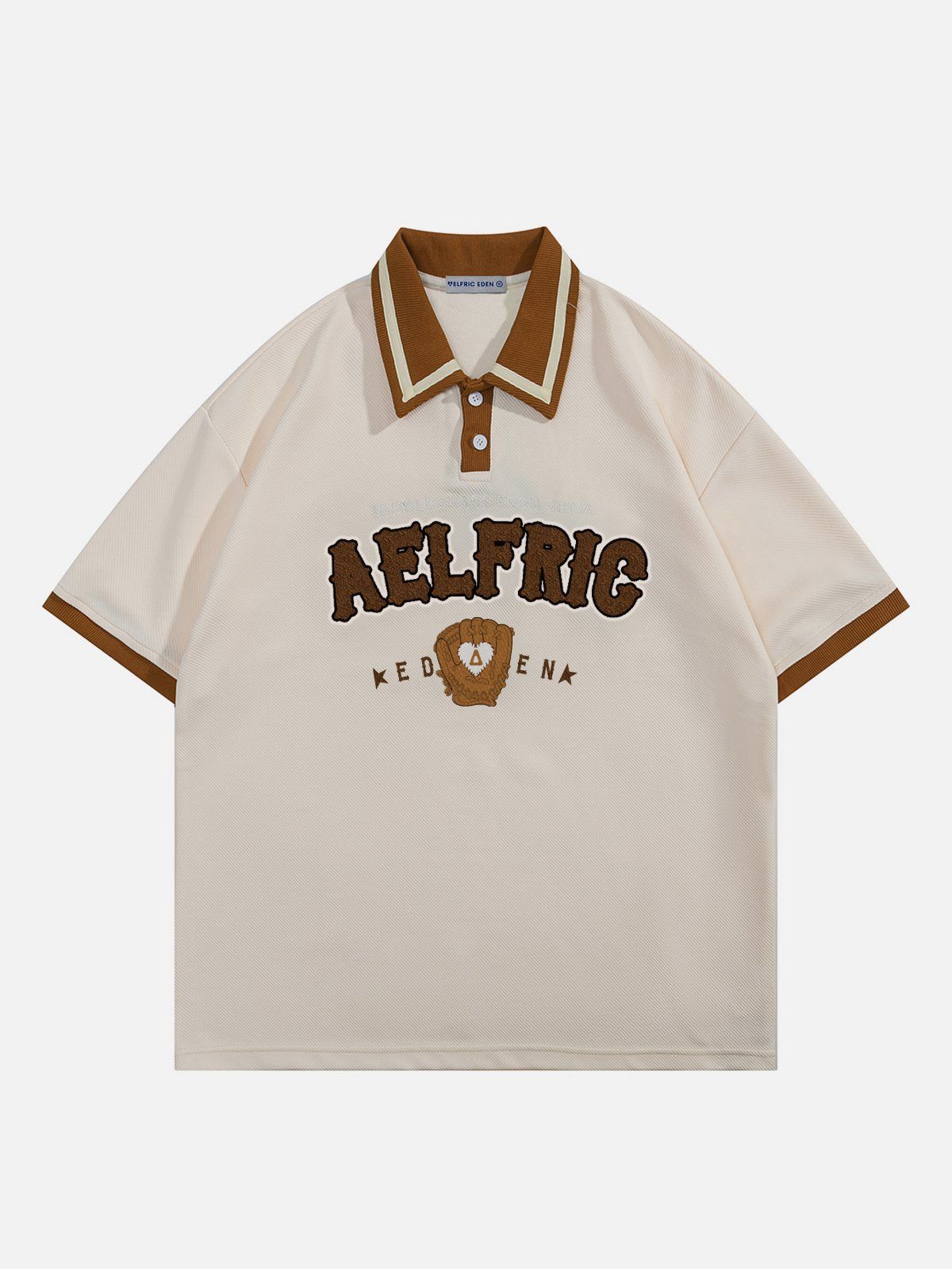Aelfric Eden Baseball Embroidery Polo Tee sold by Aelfric Eden