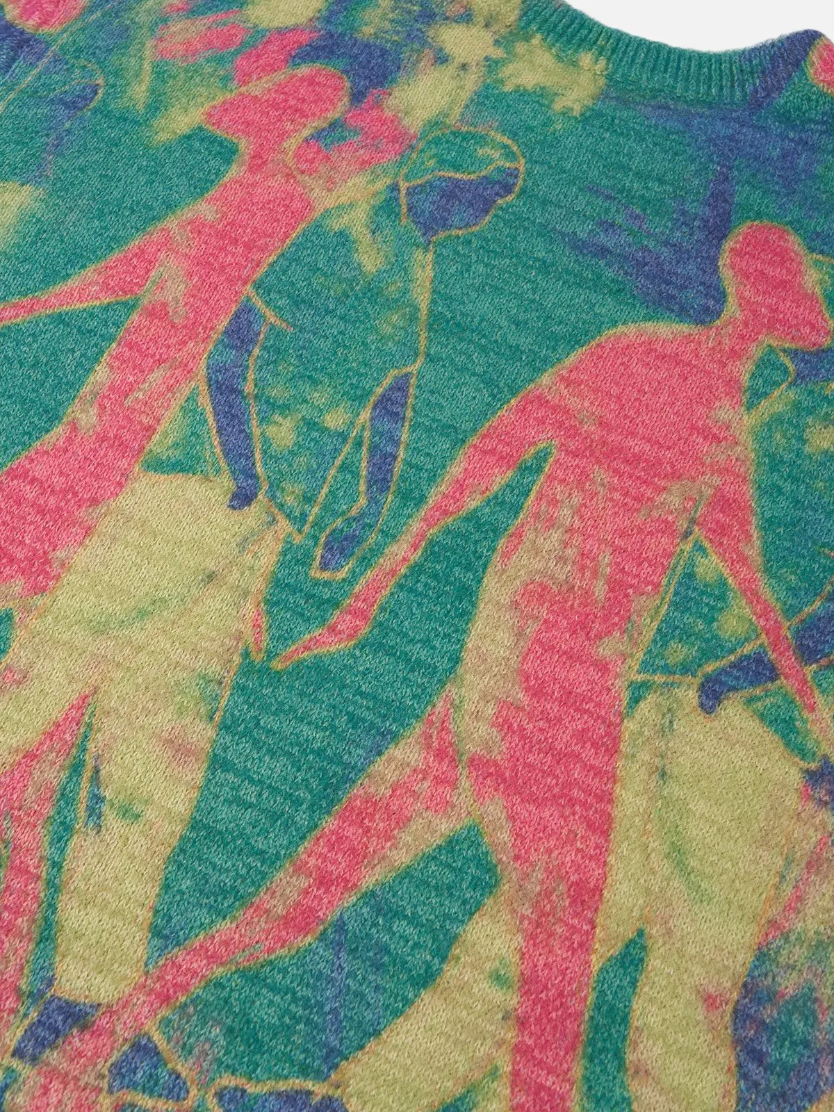 Aelfric Eden Neon Color Block Knit Sweater sold by Aelfric Eden product image thumbnail 3