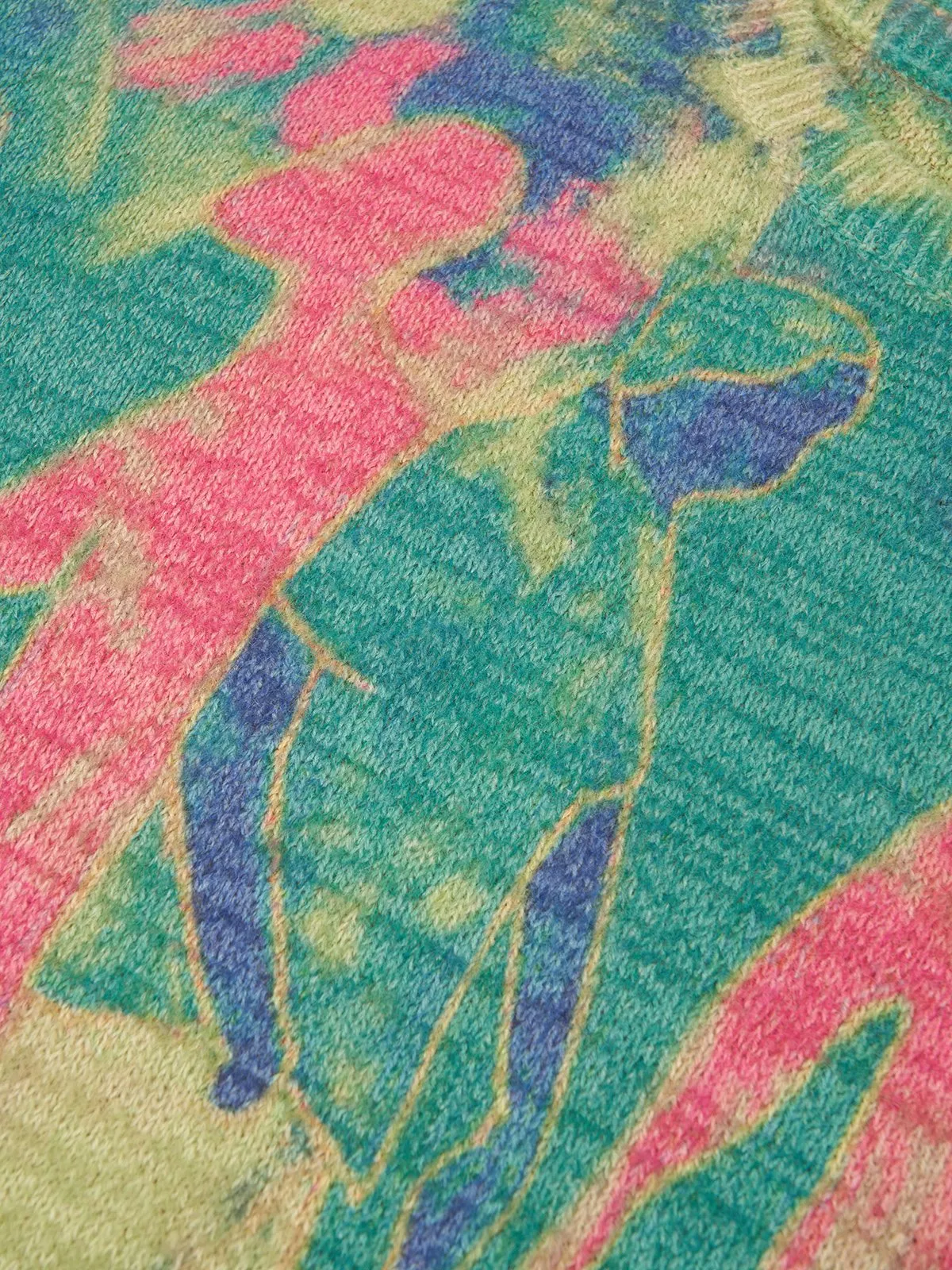 Aelfric Eden Neon Color Block Knit Sweater sold by Aelfric Eden product image thumbnail 4