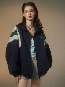 Aelfric Eden Stripe Patchwork Zip Up Jacket sold by Aelfric Eden