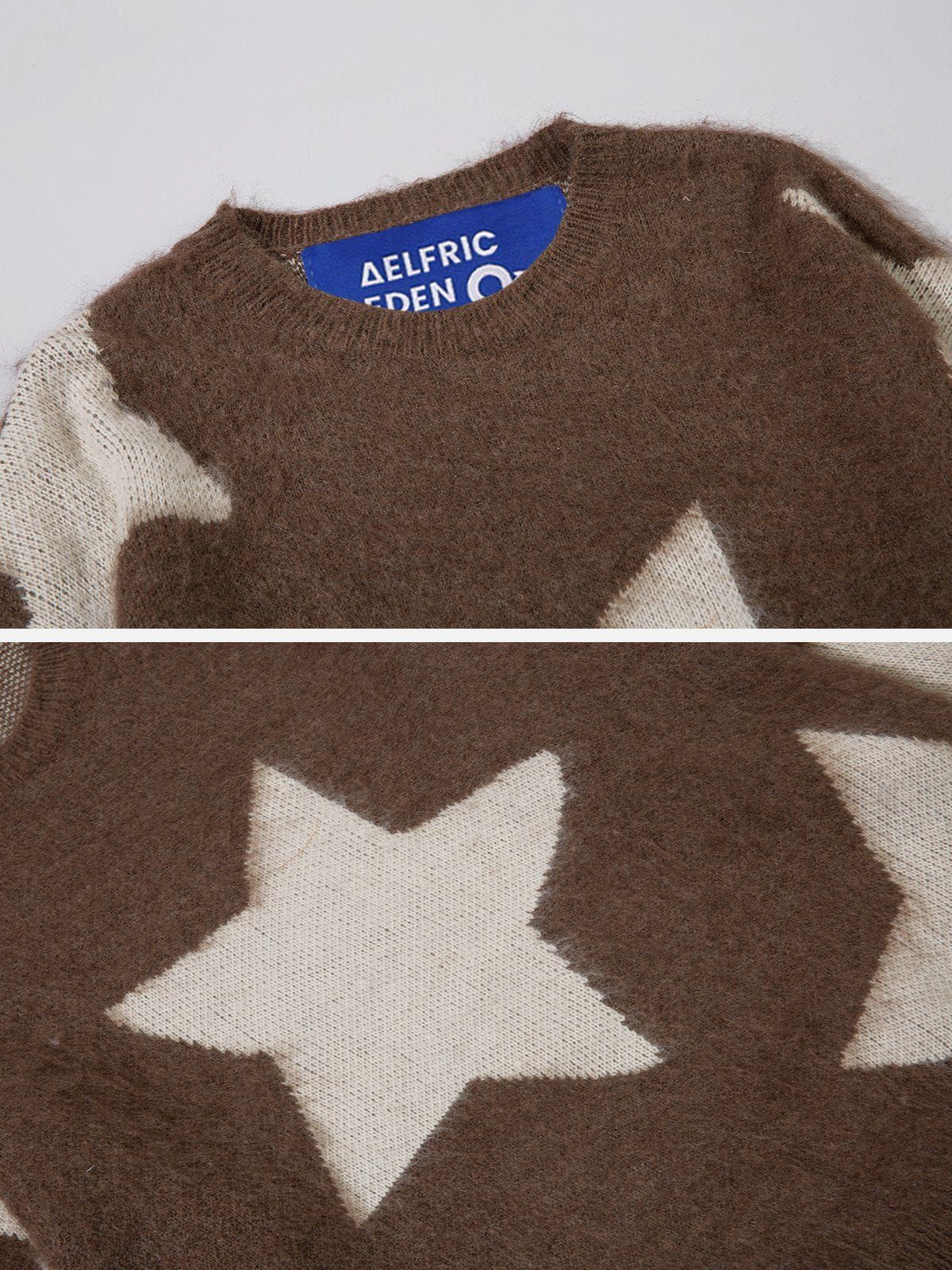 Aelfric Eden Star Jacquard Sweater sold by Aelfric Eden product image thumbnail 4