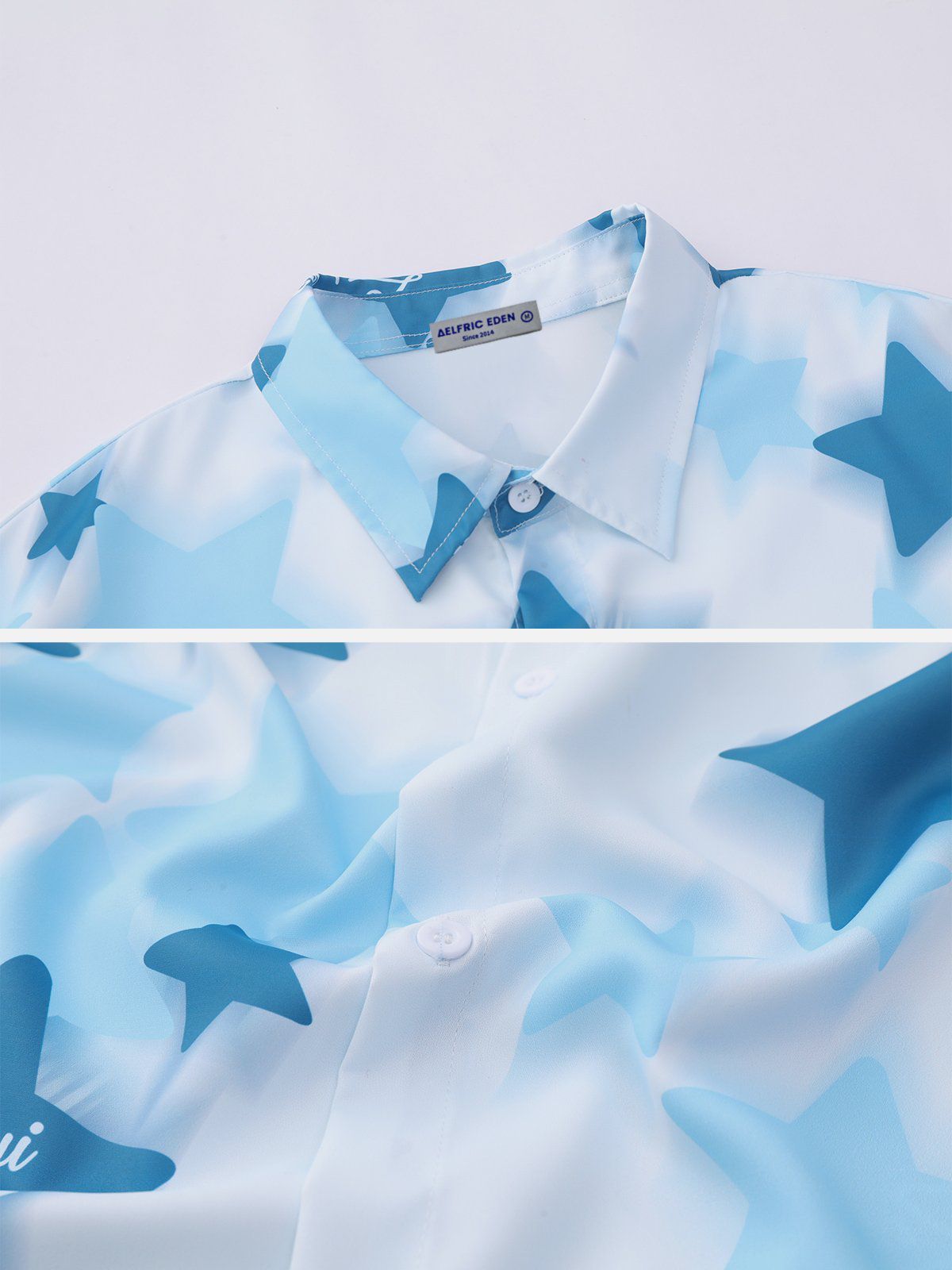 Aelfric Eden Star All-Over Print Short Sleeve Shirts sold by Aelfric Eden product image thumbnail 4