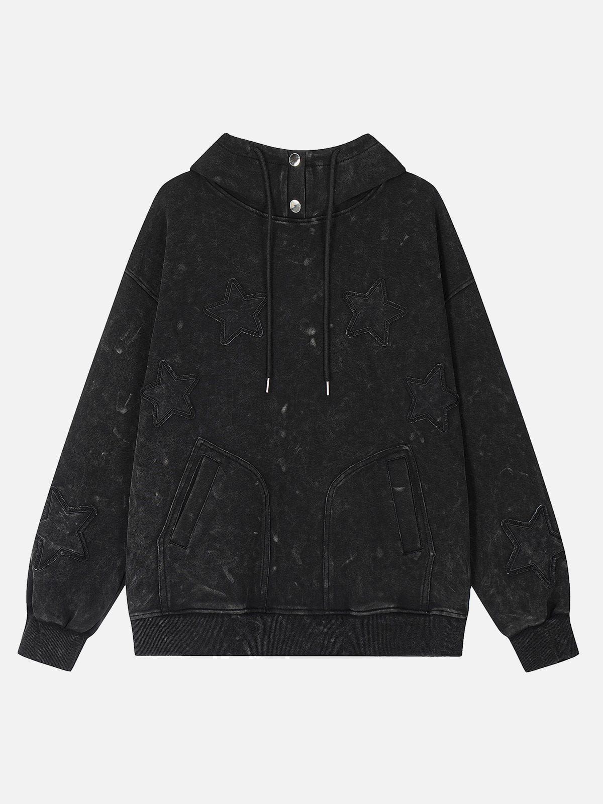 Aelfric Eden Star Applique Washed Hoodie sold by Aelfric Eden product image thumbnail 2