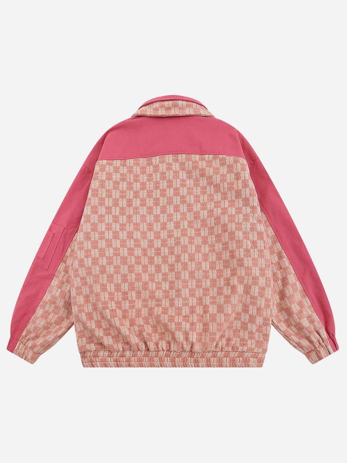 Aelfric Eden Plaid Patchwork Jacket sold by Aelfric Eden product image thumbnail 3