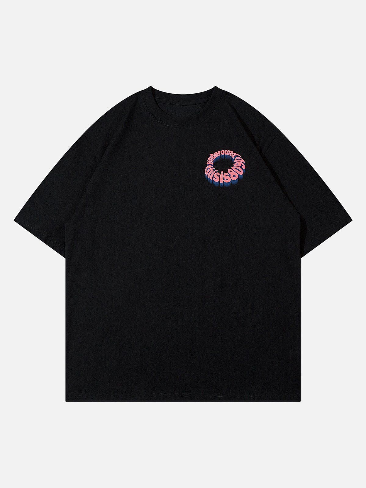 Aelfric Eden Endaround Letters Foam Printing Tee sold by Aelfric Eden product image thumbnail 2