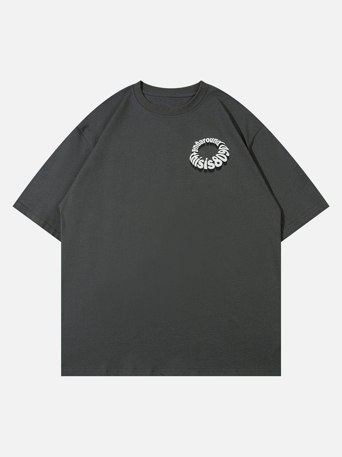 Aelfric Eden Endaround Letters Foam Printing Tee sold by Aelfric Eden product image thumbnail 4