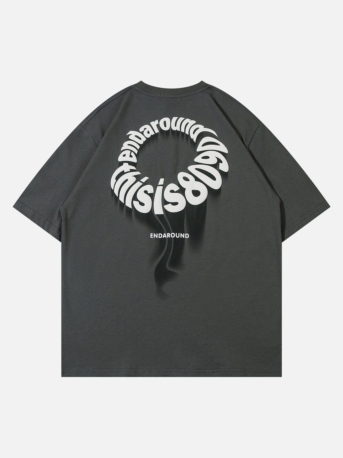 Aelfric Eden Endaround Letters Foam Printing Tee sold by Aelfric Eden product image thumbnail 3
