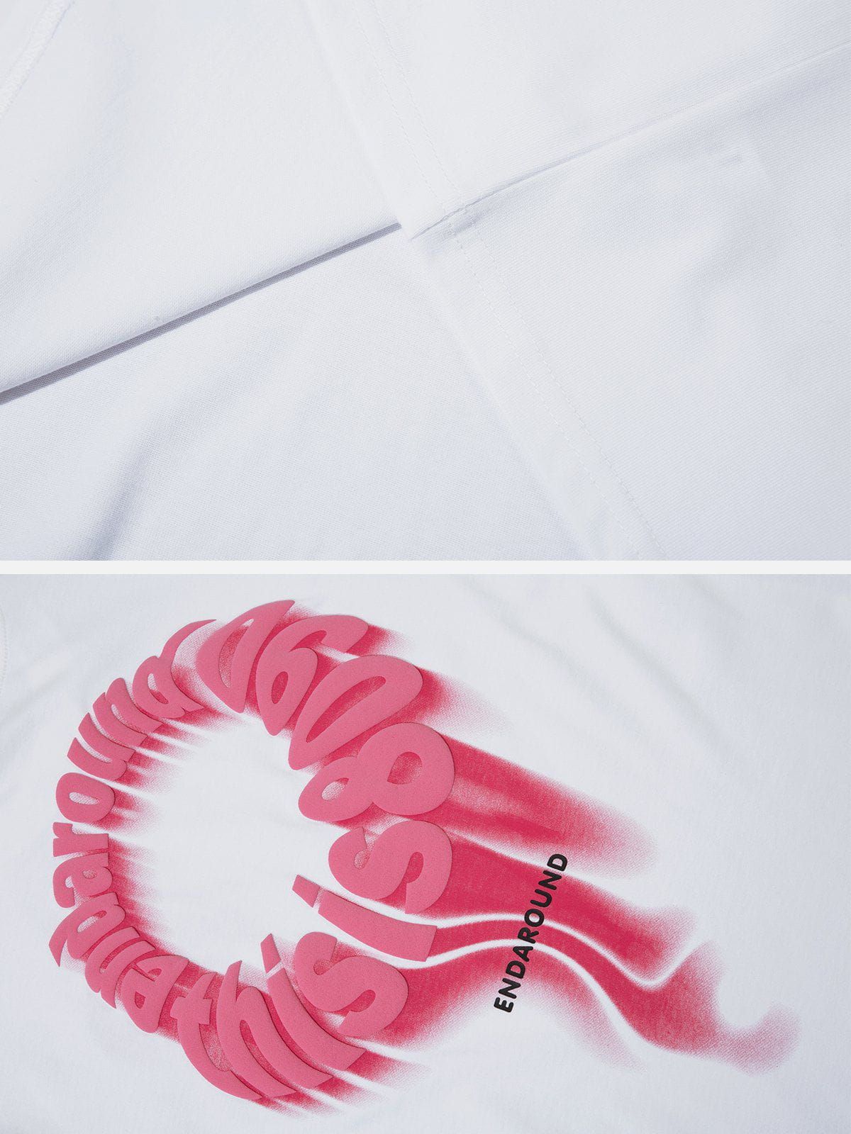 Aelfric Eden Endaround Letters Foam Printing Tee sold by Aelfric Eden product image thumbnail 7