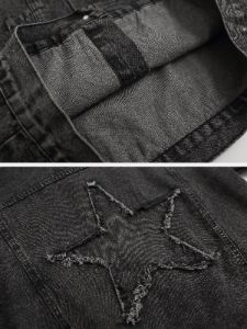 Vintage Star Applique Denim Jacket sold by Aelfric Eden