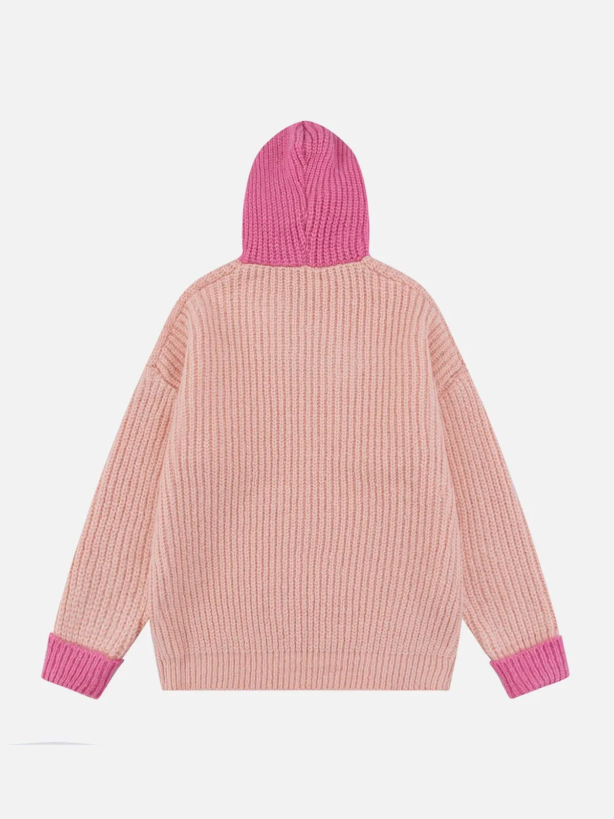 Aelfric Eden Color Block Knitted Hoodie sold by Aelfric Eden product image thumbnail 3