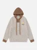 Aelfric Eden Color Block Knitted Hoodie sold by Aelfric Eden