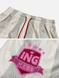 Aelfric Eden Stripe Polyester Drawstring Shorts sold by Aelfric Eden