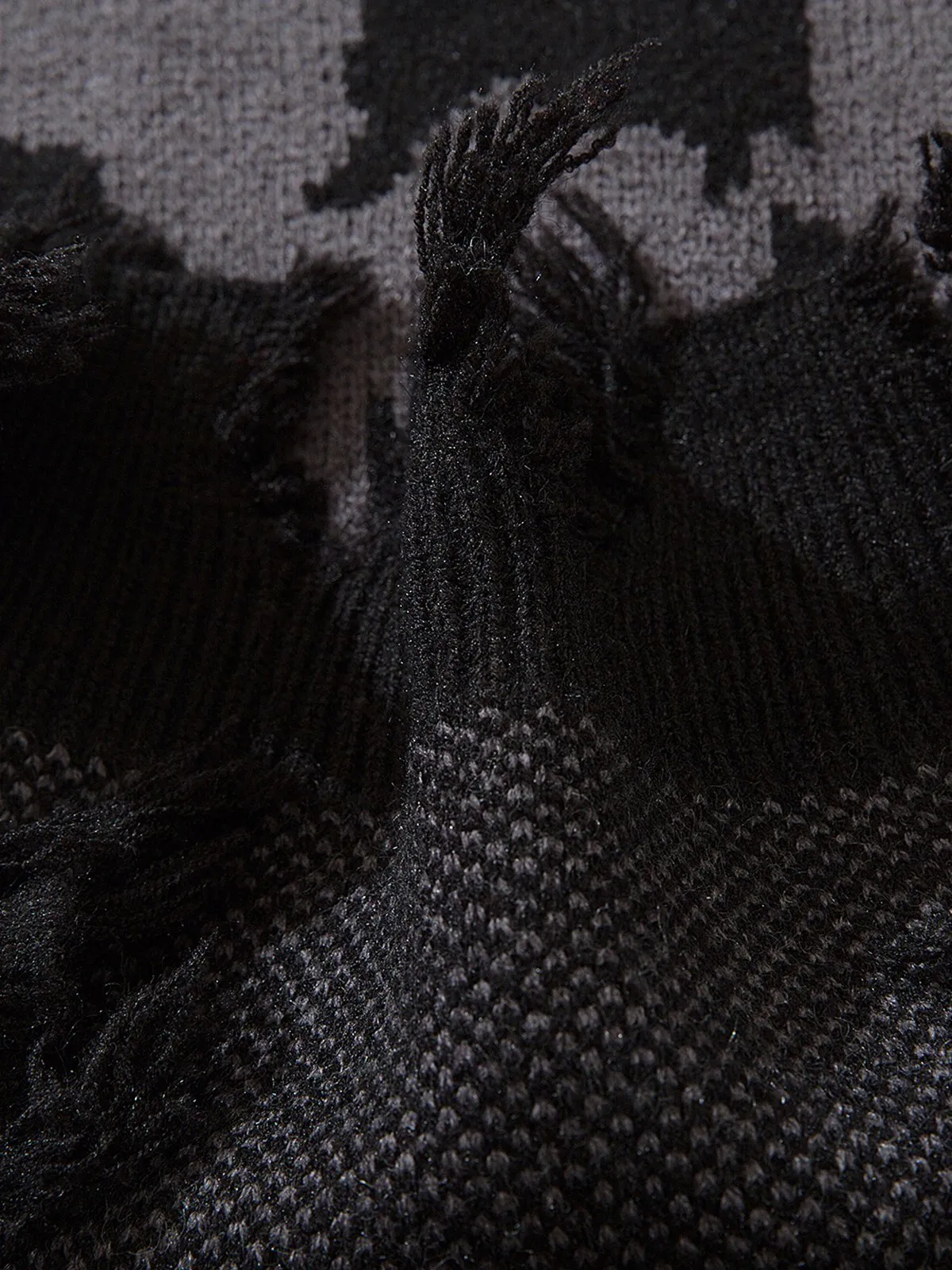 Aelfric Eden Distressed Skull Graphic Sweater sold by Aelfric Eden product image thumbnail 4