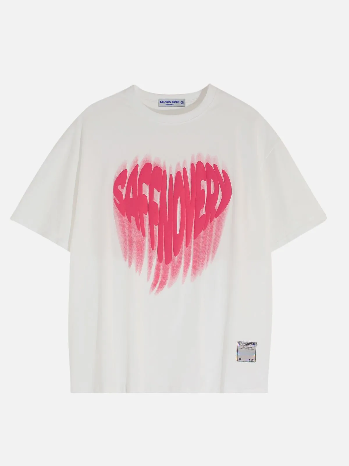 Aelfric Eden Love Letters Graffiti Oversized Tee sold by Aelfric Eden product image thumbnail 2
