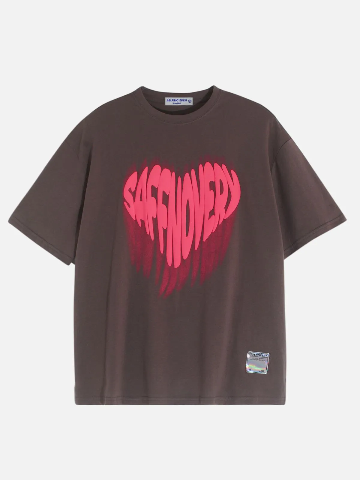 Aelfric Eden Love Letters Graffiti Oversized Tee sold by Aelfric Eden product image thumbnail 3