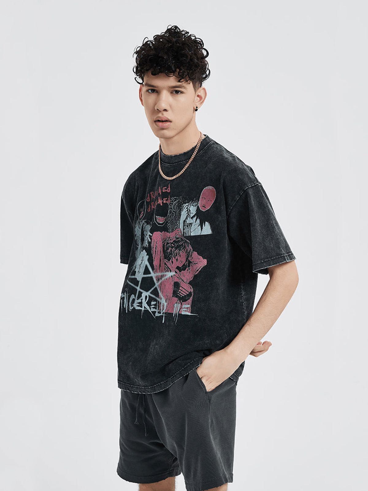 Aelfric Eden ghost Washed Tee(US ONLY) sold by Aelfric Eden product image thumbnail 3