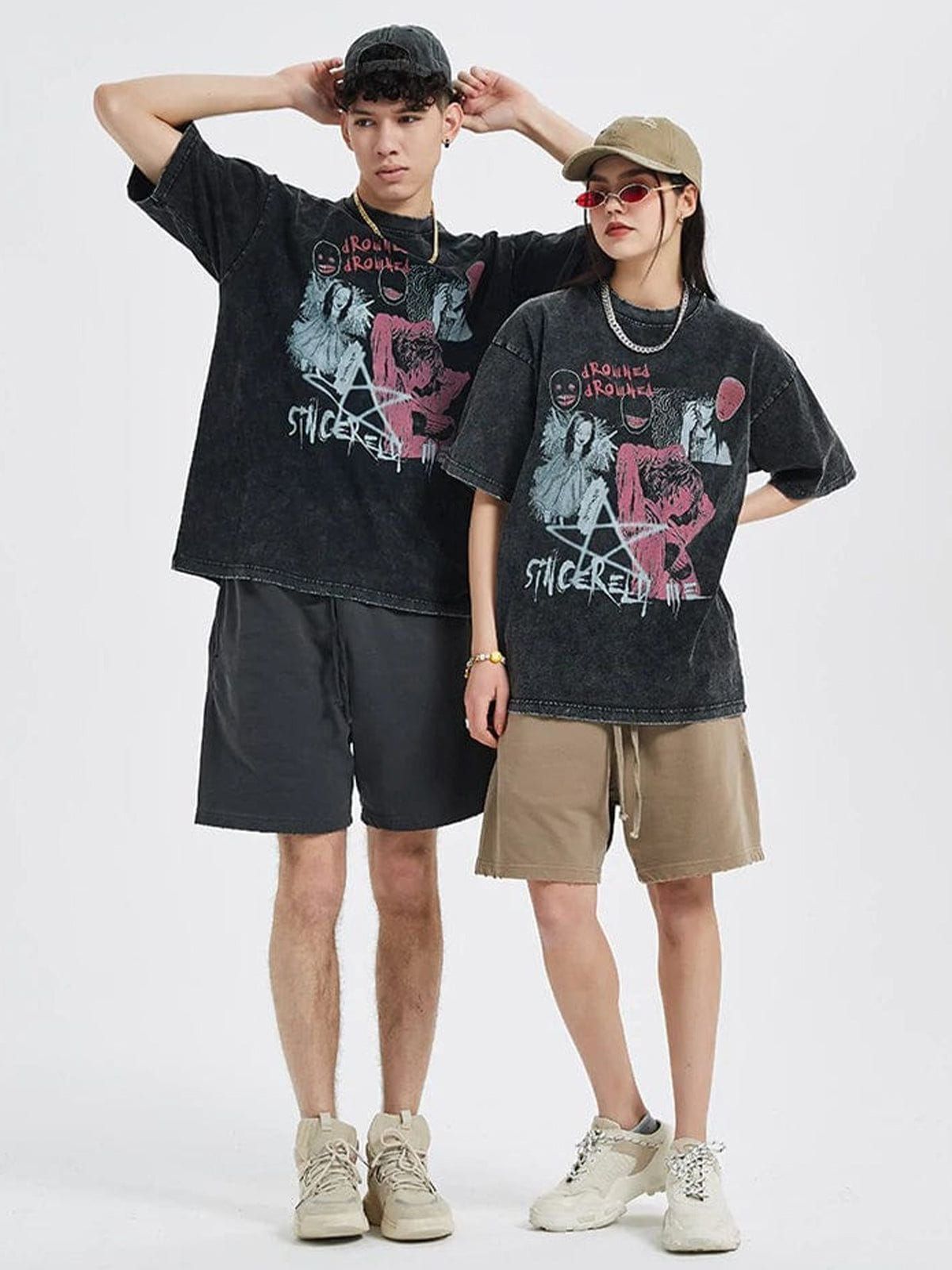 Aelfric Eden ghost Washed Tee(US ONLY) sold by Aelfric Eden product image thumbnail 4