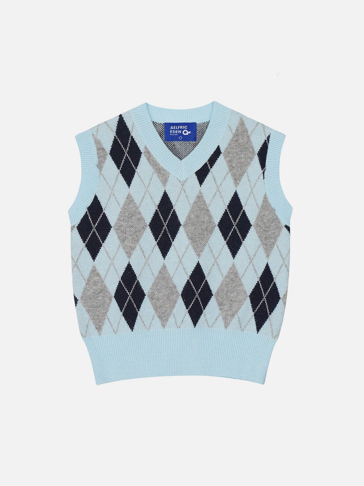 Aelfric Eden Detachable Argyle Sweater sold by Aelfric Eden product image thumbnail 2