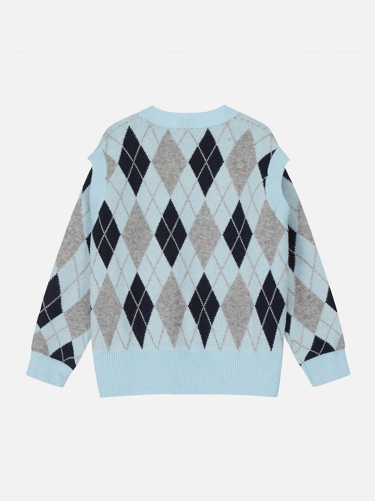 Aelfric Eden Detachable Argyle Sweater sold by Aelfric Eden product image thumbnail 5