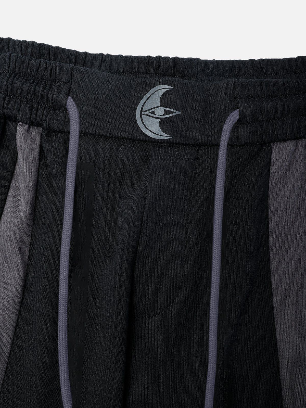 Eye Of Moon Multi-Fabric Patchwork Reflective Stripe Pants sold by Aelfric Eden product image thumbnail 3
