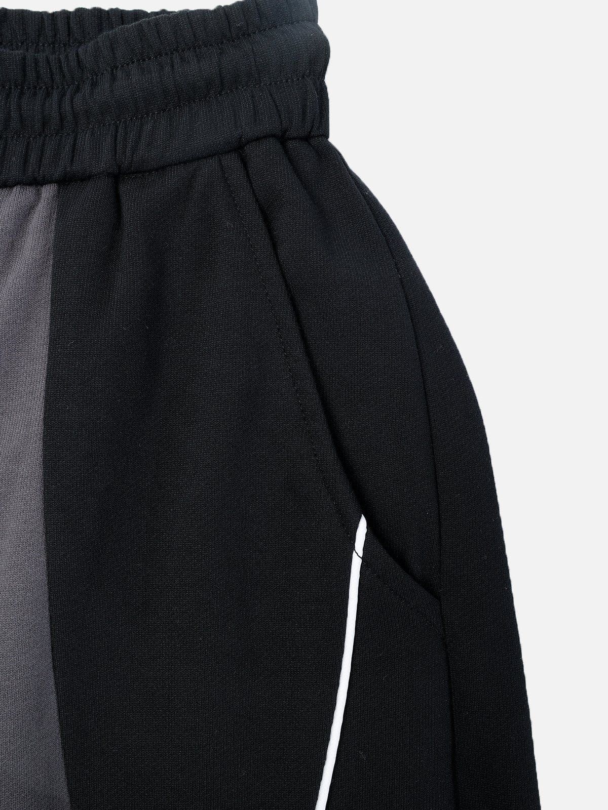 Eye Of Moon Multi-Fabric Patchwork Reflective Stripe Pants sold by Aelfric Eden product image thumbnail 4