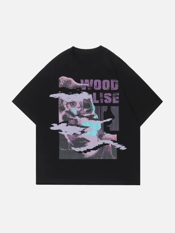 Aelfric Eden Washed Abstract Graphic Tee | Parallel