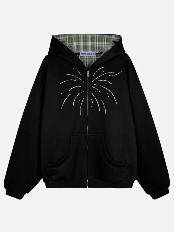 Aelfric Eden Plaid Reversible Zip Up Hoodie sold by Aelfric Eden