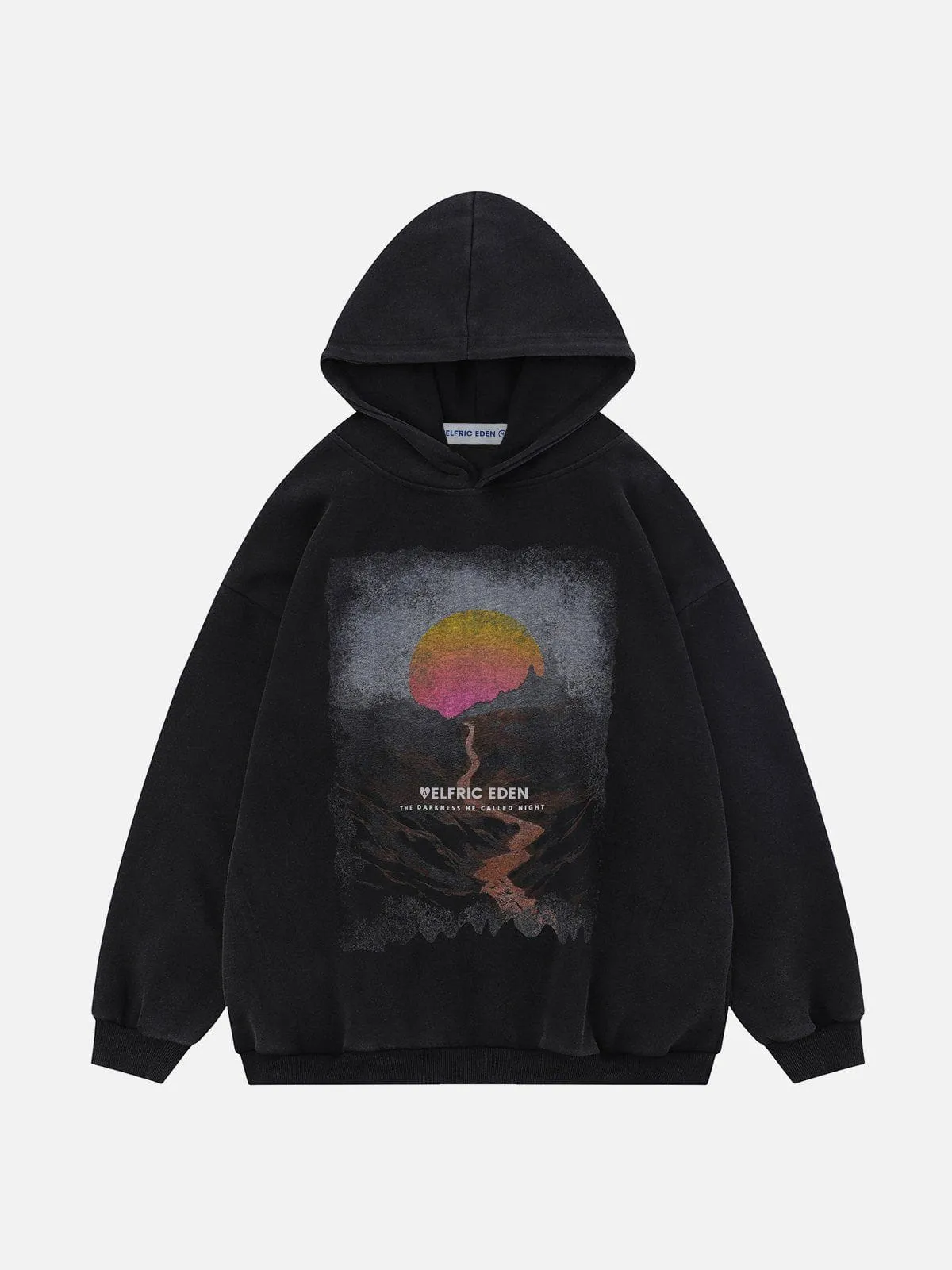 Aelfric Eden Mountain Sunset Print Hoodie sold by Aelfric Eden