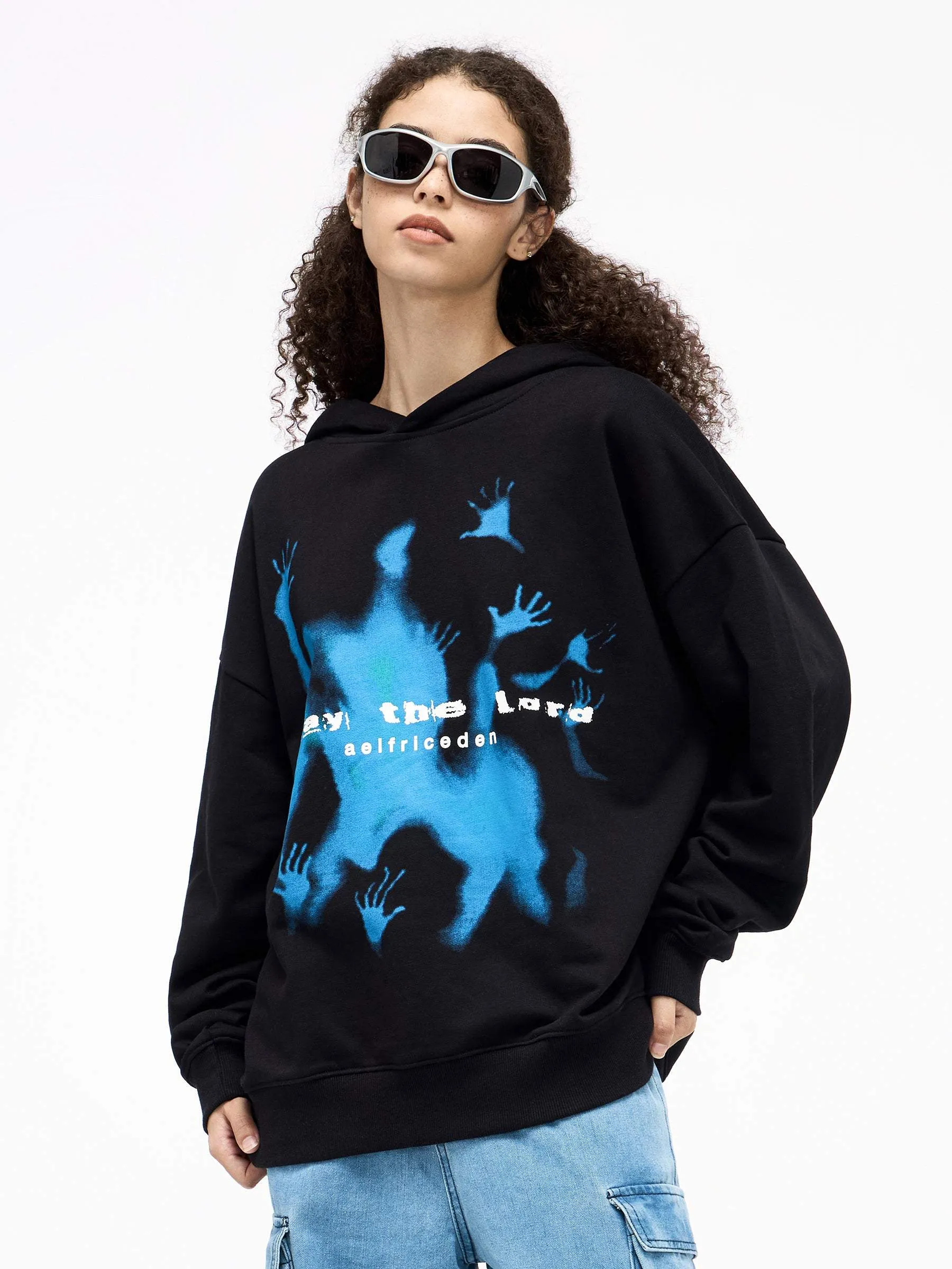 Aelfric Eden Abstraction Shadow Graphic Hoodie sold by Aelfric Eden product image thumbnail 4