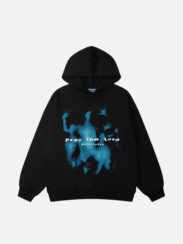 Aelfric Eden Abstraction Shadow Graphic Hoodie sold by Aelfric Eden