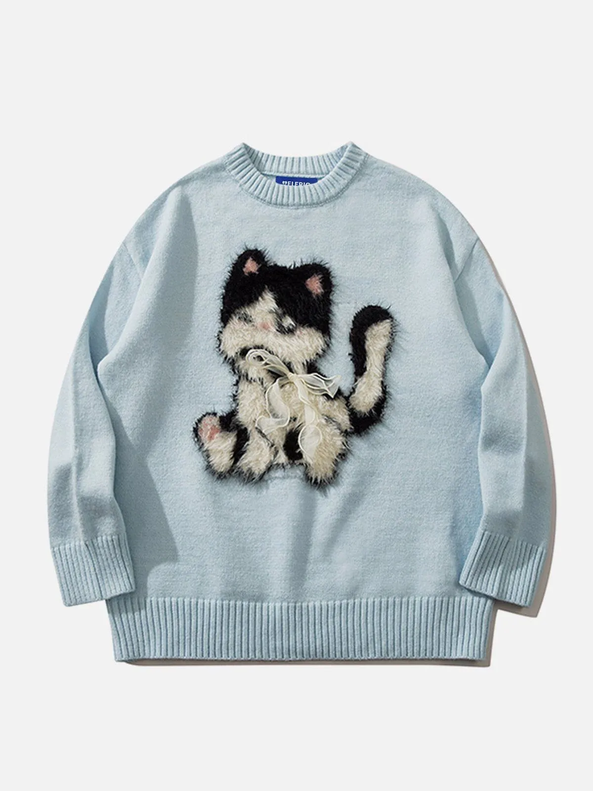 Aelfric Eden Flocked Cat Sweater sold by Aelfric Eden product image thumbnail 2
