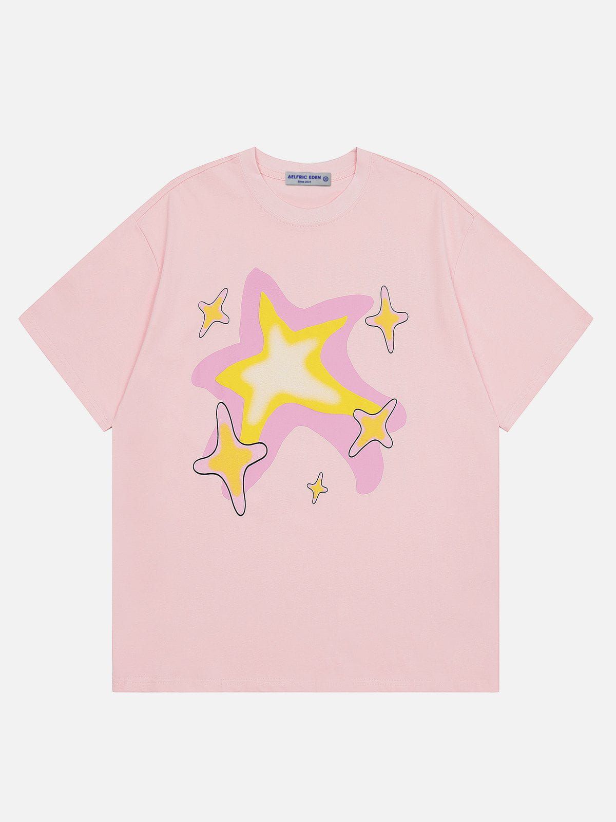 Aelfric Eden Cartoon Starry Print Tee sold by Aelfric Eden product image thumbnail 2