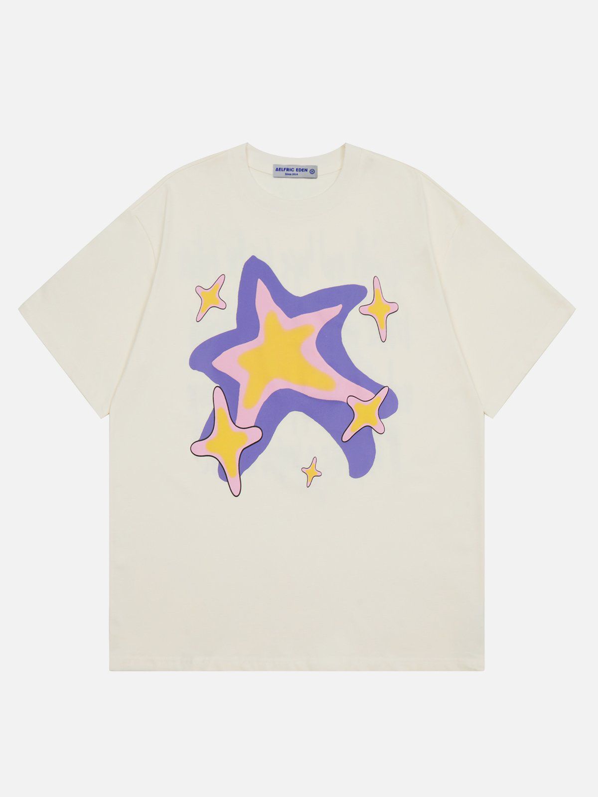 Aelfric Eden Cartoon Starry Print Tee sold by Aelfric Eden product image thumbnail 3