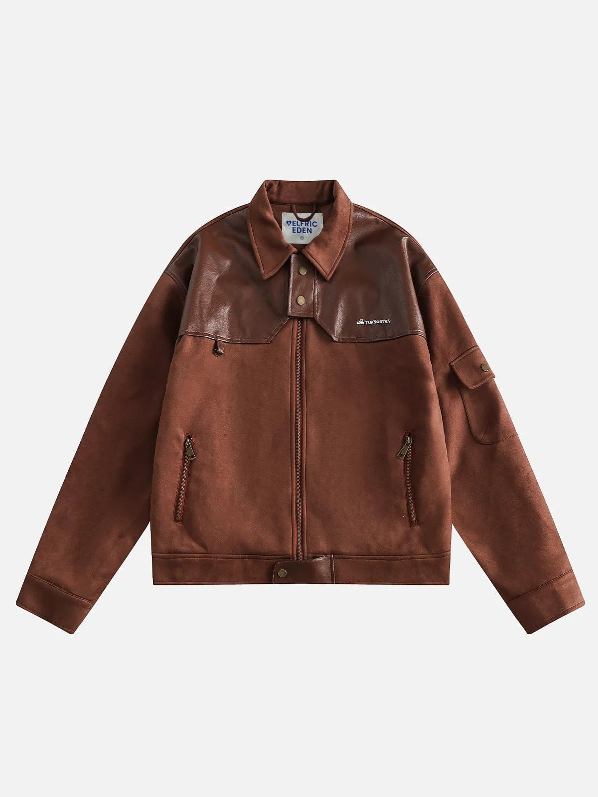 Aelfric Eden Vintage Suede Faux Leather Jacket sold by Aelfric Eden product image thumbnail 3