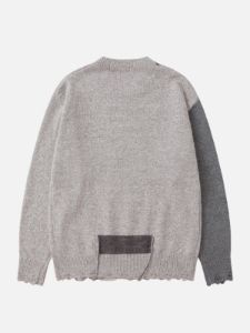 Aelfric Eden Color Blocking Distressed Sweater sold by Aelfric Eden
