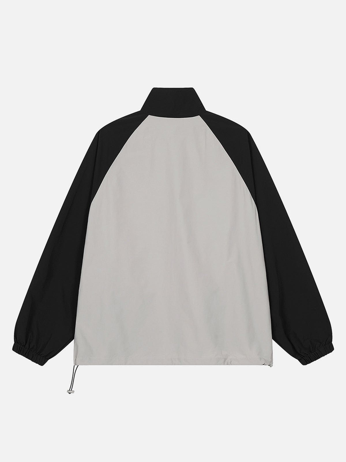 Aelfric Eden Color Blocking Patchwork Jacket sold by Aelfric Eden product image thumbnail 3