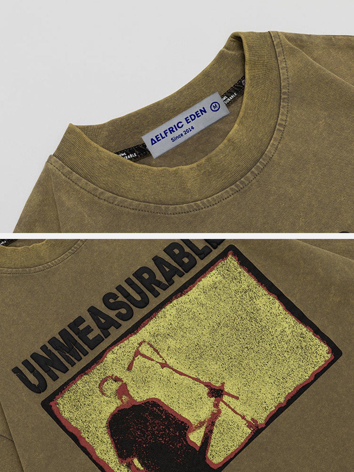 Aelfric Eden Washed Portrait Print Tee sold by Aelfric Eden product image thumbnail 4