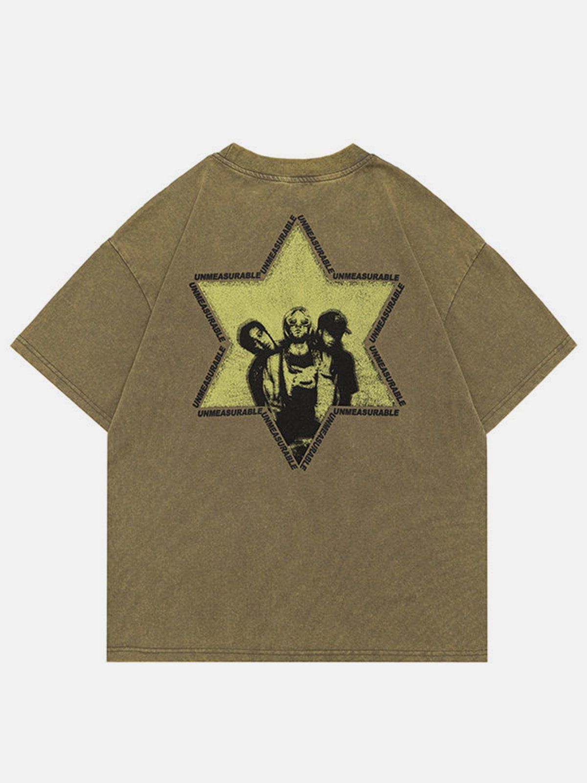 Aelfric Eden Washed Portrait Print Tee sold by Aelfric Eden product image thumbnail 3