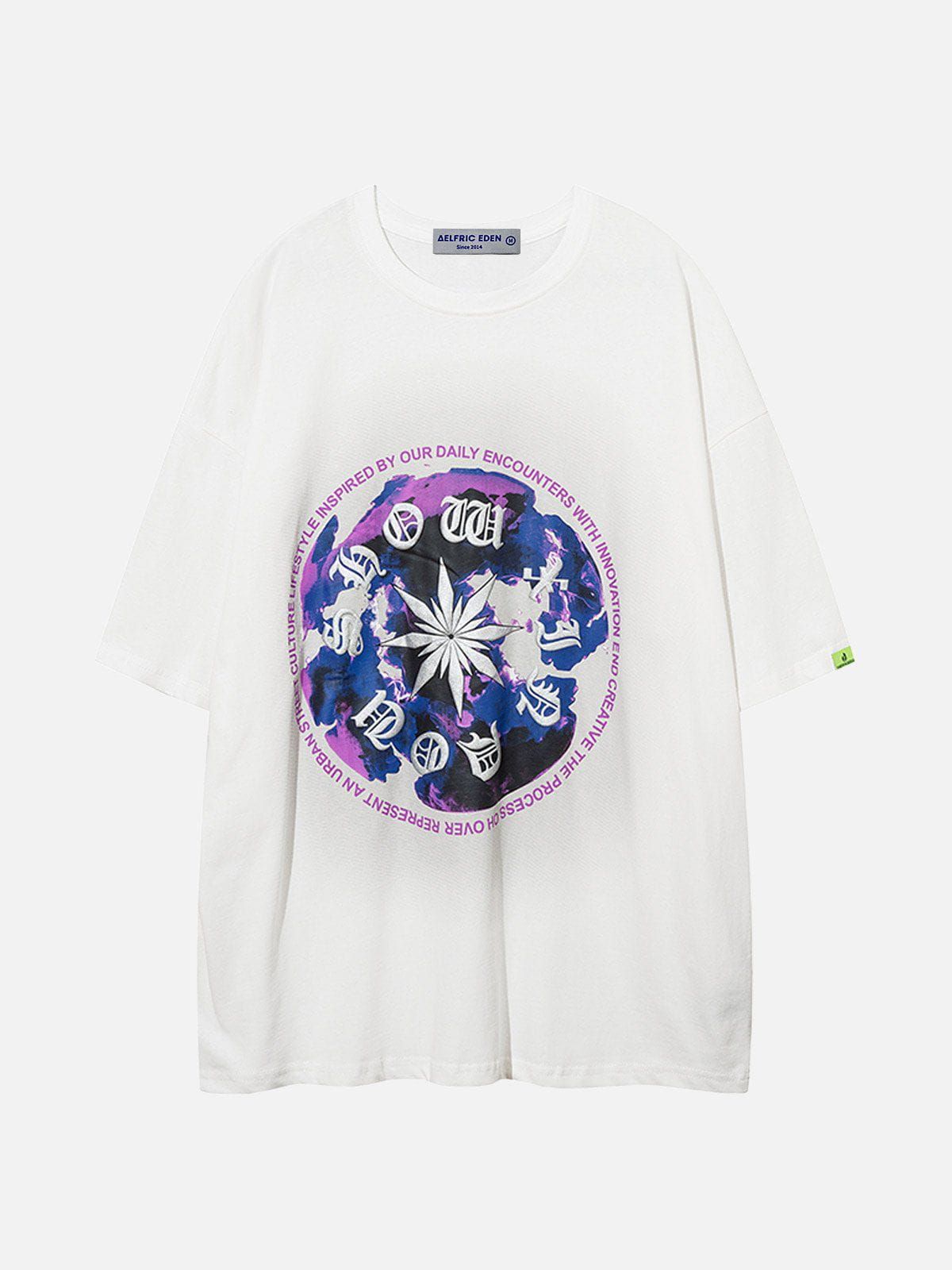 Aelfric Eden Foam Gothic Letter Print Tee sold by Aelfric Eden product image thumbnail 3